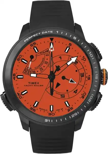 Super Cena Hodinky Timex Intelligent Quartz Men's Yacht Racer oranž