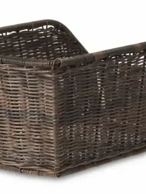 Doprava Zdarma Koš proutěný BASIL Cento Rattan Look zadní hnědý