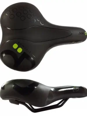 Sedlo DDK MTB D2261 dámské černo-zelené Must-Have