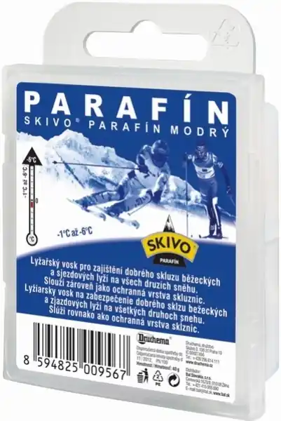 Výprodej Vosk Skivo parafín modrý 40g
