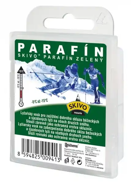 Vosk Skivo parafín zelený 40g Levný