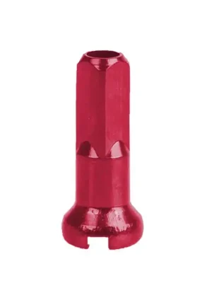 Nipl CnSpoke Al 2x14mm anodizovaný červený Nová Kolekce