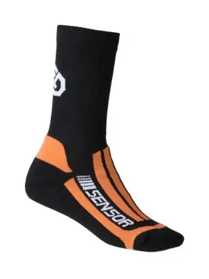Ponožky SENSOR TREKING černo/oranžové Bezpečná Platba