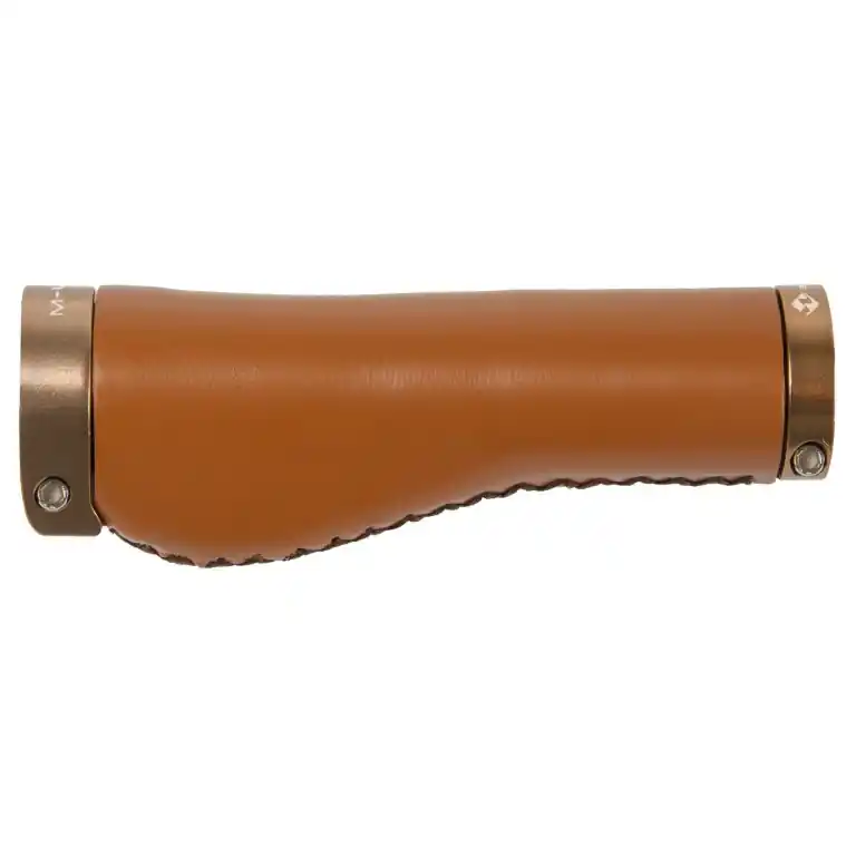 Gripy aero hnědé imitace kůže 135mm Oblíbený