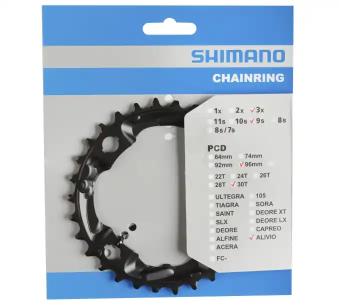 Značkový Převodník 30z Shimano FC-M4000 9k 4d.černý