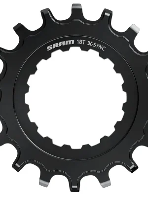 Autentický Převodník SRAM X-SYNC Sprocket fnebo Bosch motnebos 18z Straight Steel Black