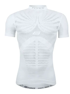 Triko funkční Force SWELTER krátký rukáv, bílá Zlevněný
