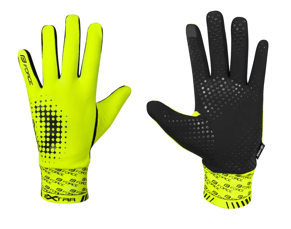 Rukavice FORCE EXTRA, fluo Must-Have