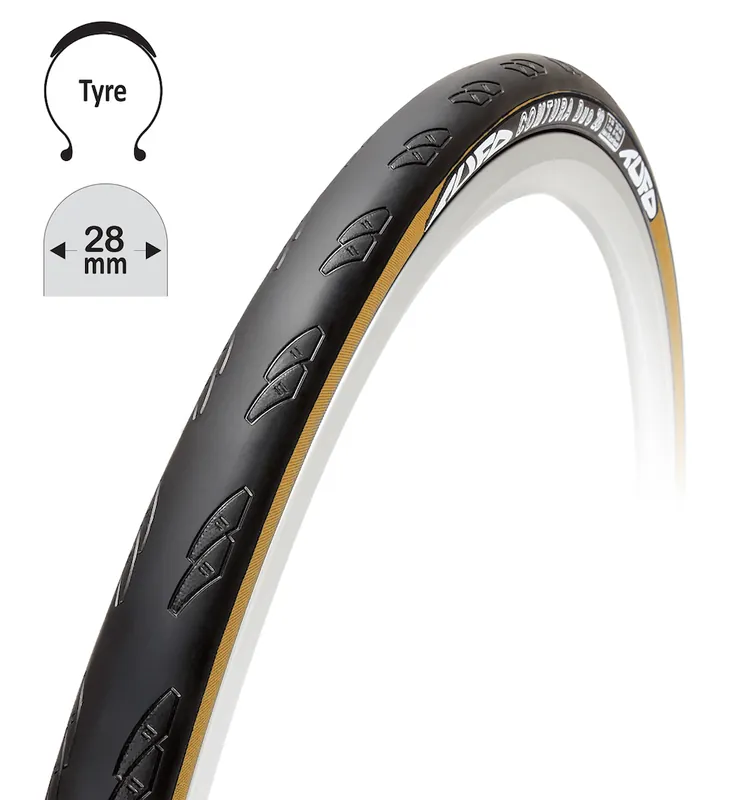 Oblíbený Plášť TUFO Comtura Duo 28 700x28C, kevlar, črn-béž