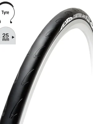 Doprava Zdarma Plášť TUFO Comtura Aero 25 700x25C, kevlar, černý