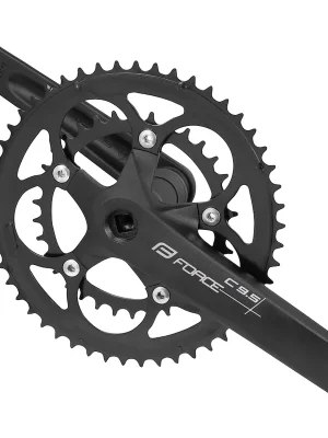 Vysoce Kvalitní Kliky 2 FORCE ROAD C9.5 Al 50-34z 175mm černé mat