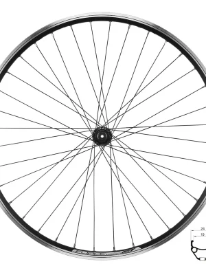 Cenová Bomba Kolo přední FORCE CLASSIC 559x19 V-brake HBTX800 36d