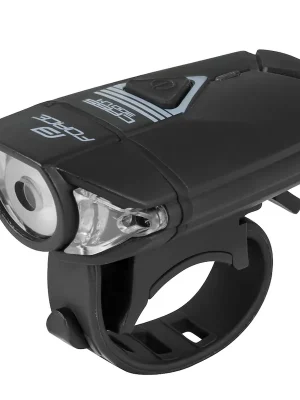 Světlo přední FORCE CASS 300LM, USB, černé Levný