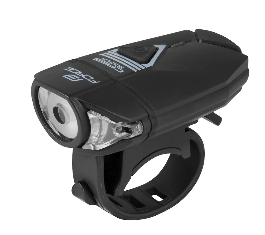 Světlo přední FORCE CASS 300LM, USB, černé Levný