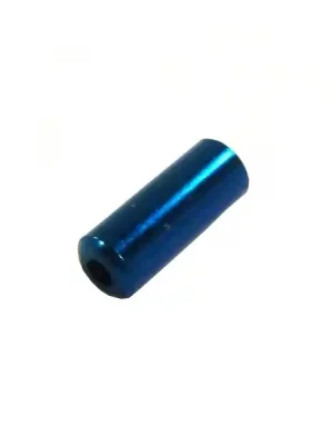 Koncovka bowdenu 4.0mm CNC modrá 20ks Cenová Bomba