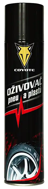 Oživovač pneu a plastů COYOTE Profi spray 400 ml Tovární Cena
