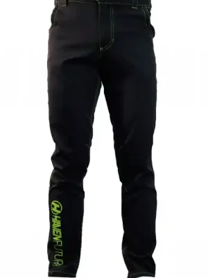 Kalhoty dlouhé unisex HAVEN FUTURA NEO černo/zelené Oblíbený