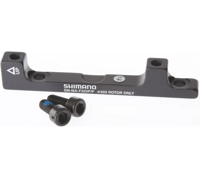 Adaptér kotoučové brzdy Shimano přední/zadní 203mm post mont Akce
