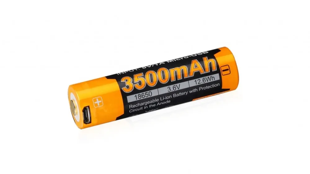 Baterie 18650 Fenix USB (Li-Ion) 3500mAh Ověřený