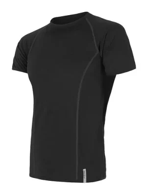 Originální Triko krátké pánské SENSOR MERINO ACTIVE černé
