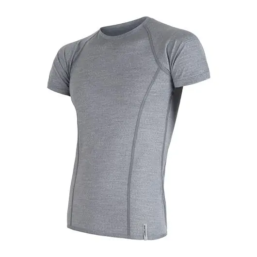 Triko krátké pánské SENSOR MERINO ACTIVE šedé Oblíbený