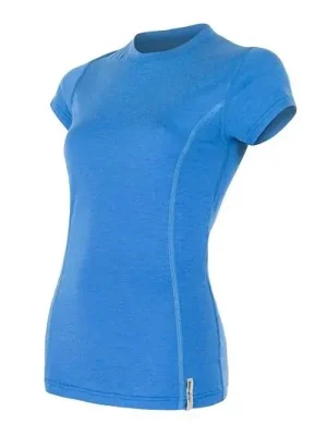 Cenově Výhodný Triko krátké dámské SENSOR MERINO ACTIVE modré