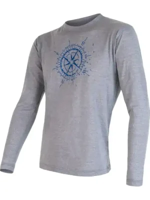 Triko dlouhé pánské SENSOR MERINO ACTIVE PT COMPASS šedé Nejlepší Cena