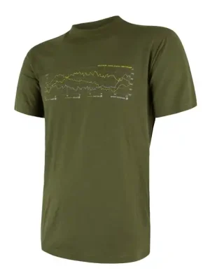 Cenový Hit Triko krátké pánské SENSOR MERINO ACTIVE PT TRACK safari