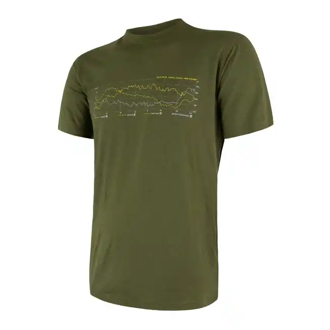 Cenový Hit Triko krátké pánské SENSOR MERINO ACTIVE PT TRACK safari