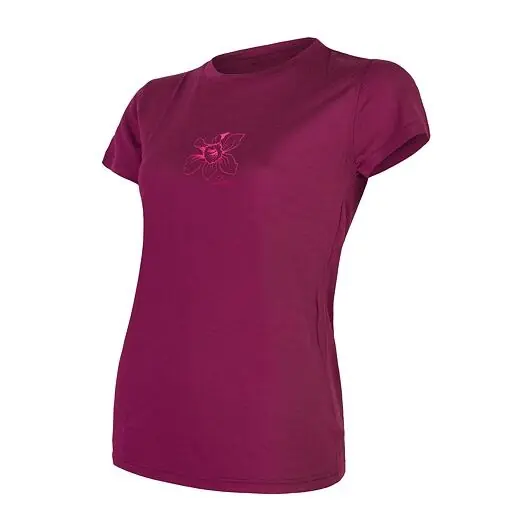 Originální Triko krátké dámské SENSOR MERINO ACTIVE PT ORCHID lilla