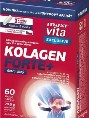 VITAR-Maxivita exclusive Kolagen Forte+, 60 kapslí Vrácení Zdarma