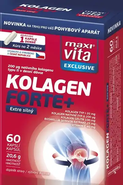 VITAR-Maxivita exclusive Kolagen Forte+, 60 kapslí Vrácení Zdarma