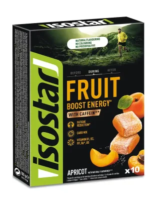 ISOSTAR ENERGY FRUIT BOOST želé 10x10g meruňka Vysoce Kvalitní