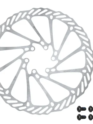 Pouze Dnes Brzdový kotouč FORCE-2 180 mm, 6 děr, stříbrný