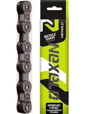 Novinka Řetěz Nexelo 9 rychl. Šedý 116čl Box