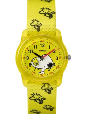 Hodinky Timex Peanuts Time Teachers žlutá Rychlé Dodání