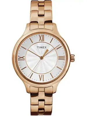 Hodinky Timex Peyton dámské celoocelové Rose Gold Akční Cena