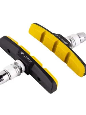 Must-Have Brzdové špalky FORCE, črn-žluté 70mm