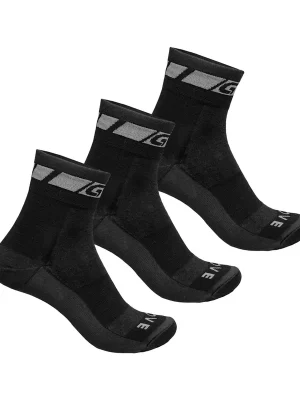 Ponožky Grip Grab 3PACK Merino Regular Cut černá Cenový Hit
