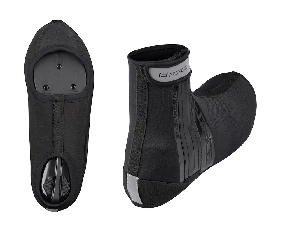 Návleky treter FORCE NEOPRENE ROAD, černé Akční Nabídka