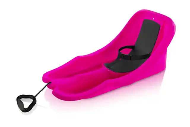 Cenový Hit Kluzák plastový Baby rider růžový