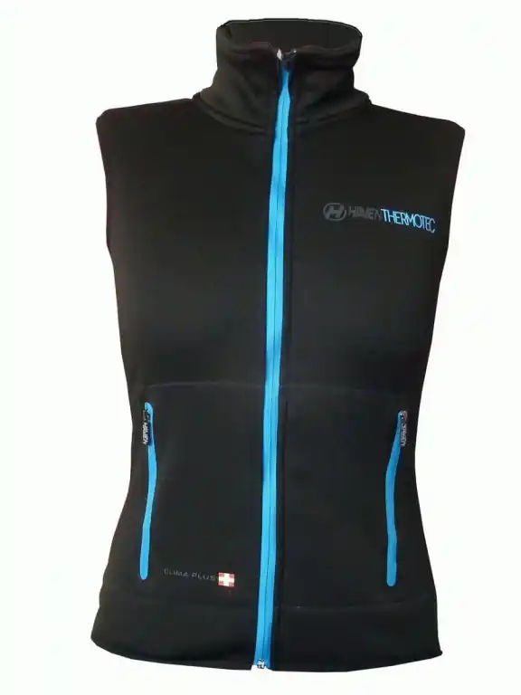 Vesta dámská HAVEN Thermotec černo/modrá Nová Kolekce