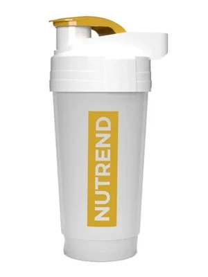 Koupit Online Šejkr Nutrend 700ml transparentní se zlatým logem