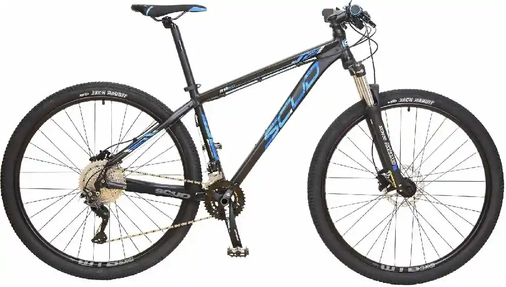 Autentický Horské kolo 29 SCUD Colis Deore 2x10 disc, black/blue