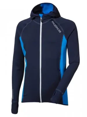 Nová Kolekce Mikina pánská Progress TOREZ HOODY tmavě modrá/světle modrá