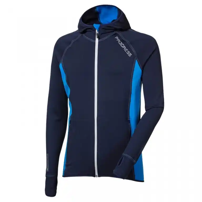 Nová Kolekce Mikina pánská Progress TOREZ HOODY tmavě modrá/světle modrá