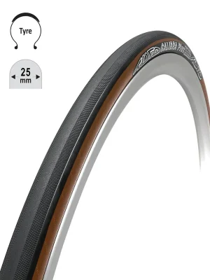 Plášť TUFO Calibra Plus 25 700x25C, kevlar, črn-béž Sleva
