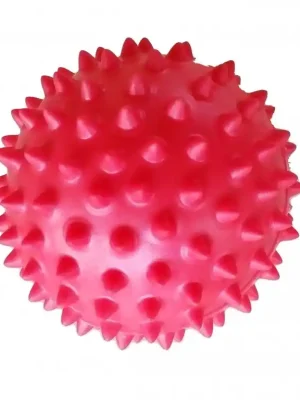 Míček masážní ježek 70mm červený Cenový Hit