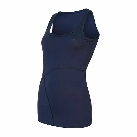 Cenová Bomba Tílko dámské SENSOR MERINO ACTIVE deep blue