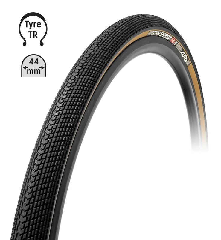 Plášť TUFO Gravel SPEEDERO 700x44C, bezduš.črn-béž Ihned K Objednání